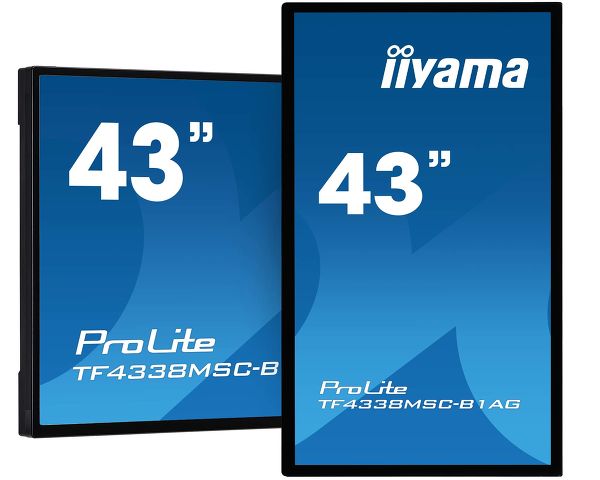 Iiyama 43" dotyková obrazovka, otvorený rám, PROLITE TF4338MSC-B1AG