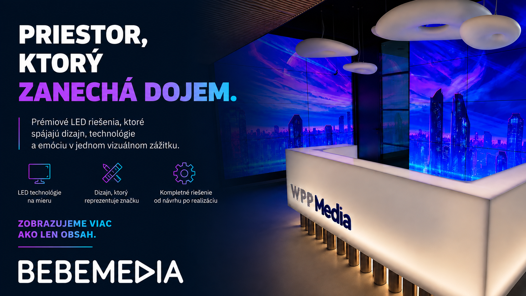 BEBE Media LCD Obrazovka